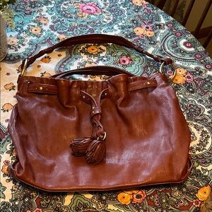 Last chance! Sigrid Olsen Elegant Brown Leather Women's Bag